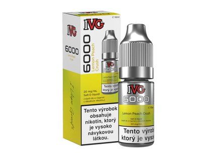 IVG 6000 Salts Lemon Peach Crush 10ml 20mg