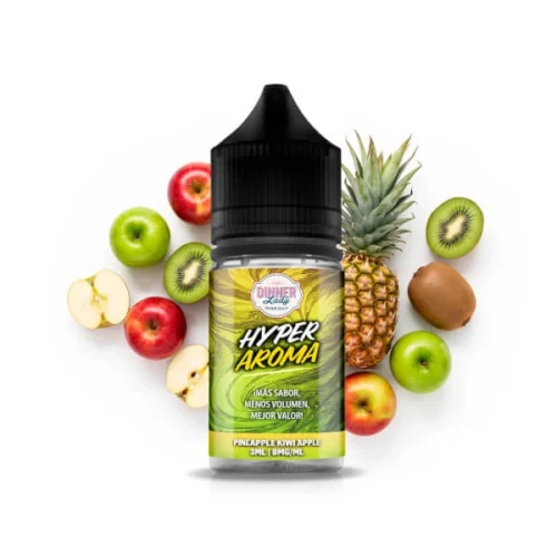 Dinner Lady Hyper Pineapple Kiwi Apple Longfill 3ml
